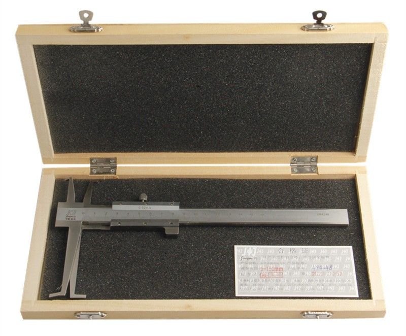 Calibro A Cursore In Acciaio Inox Per Misure Interne - 9-200mm Con Doppio Artiglio - Precisione 0.02mm - Foto 5