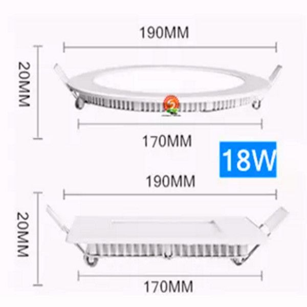 Dimmable 7&quot; 18W (Round/Square)