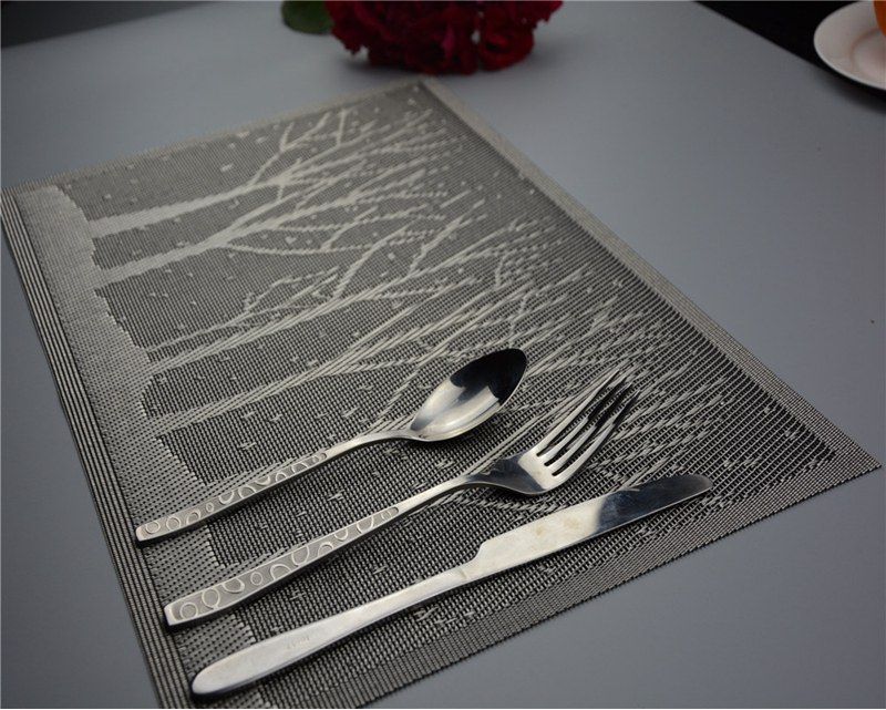 cartoon dinner placemats pvc place table mats forest tree tableware dinnerware lovely kitchen table pads tools - Kitchen Table Mats cartoon dinner placemats pvc place table mats forest tree tableware dinnerware lovely kitchen table pads tools - Kitchen Table Mats