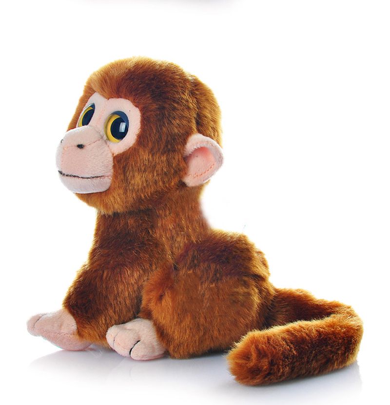 small stuffed monkey toy