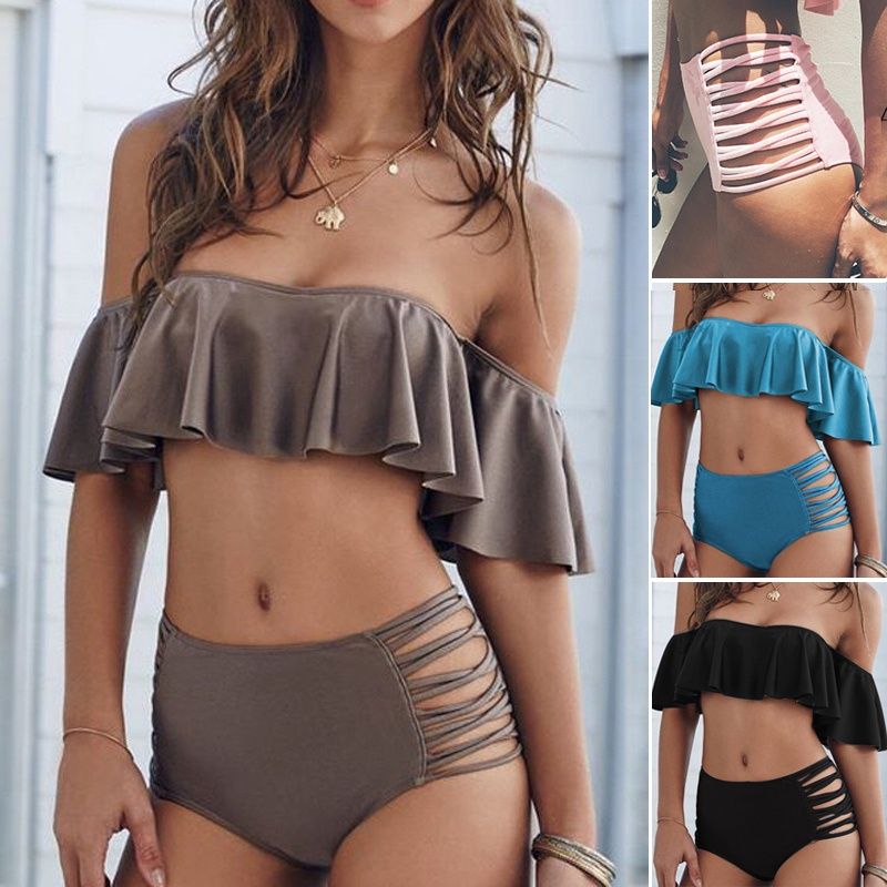 cute off the shoulder bathing suits