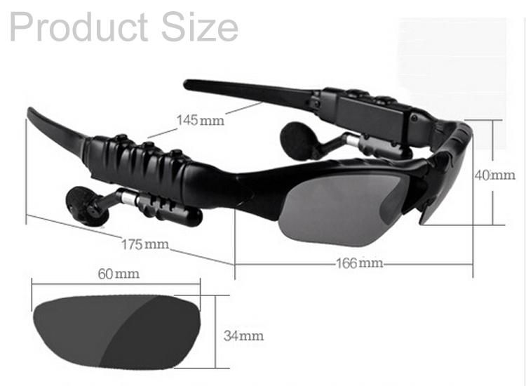 Sunglasses Bluetooth Headset Wireless Sports Headphone Sunglass Stereo