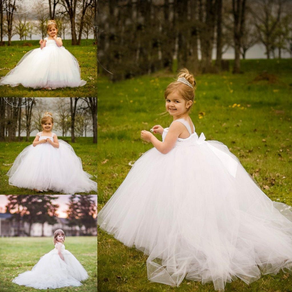 baby white wedding dress