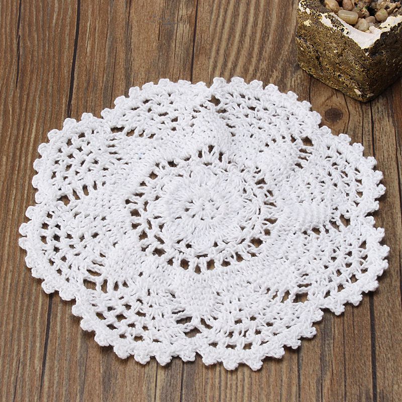 Napperons ronds 24 cm 250 pièces Blanc Napperons ronds 24 cm 250 pièces Blanc