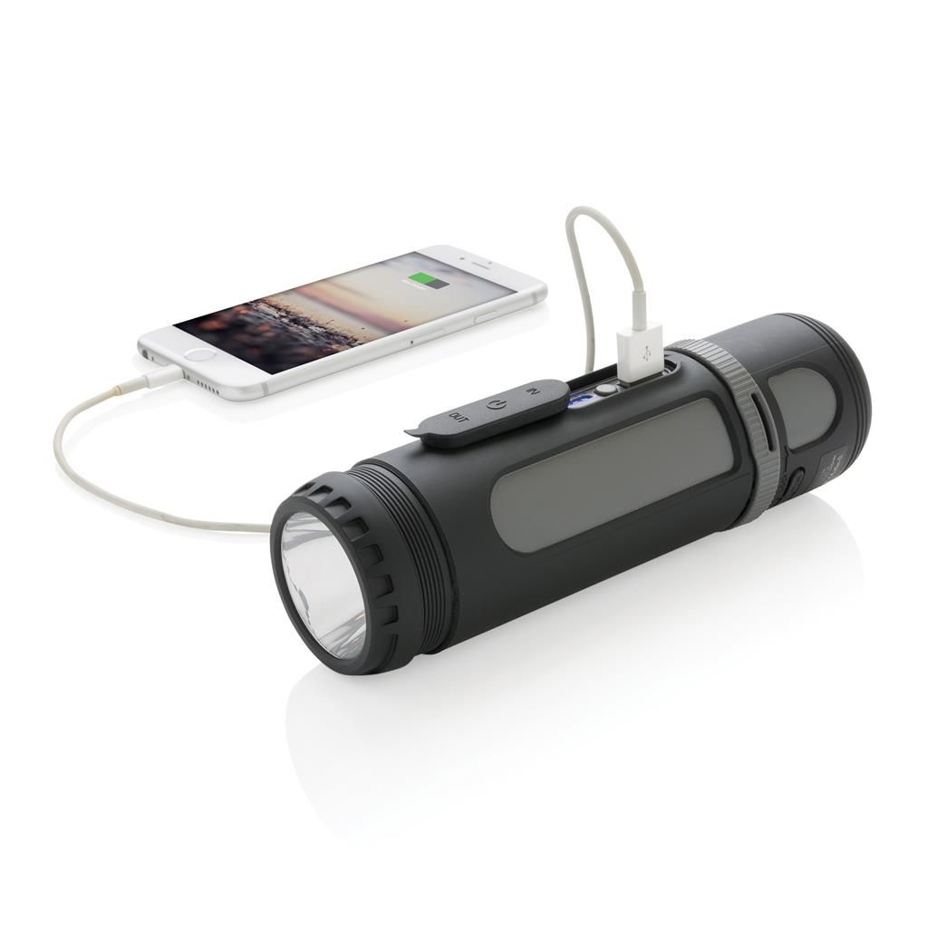 bluetooth speaker with torch light