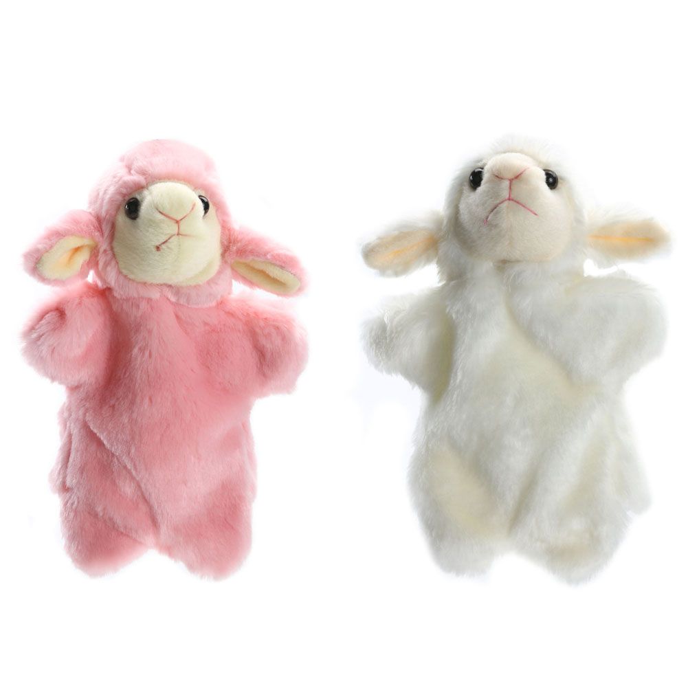 Kids Doll Hand Puppet Bring Kids Fun Puppet Toy Gifts for Children Beige