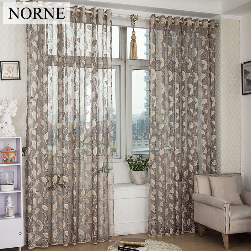 Norne Modern Tulle Window Curtains For Living Room The Bedroom The