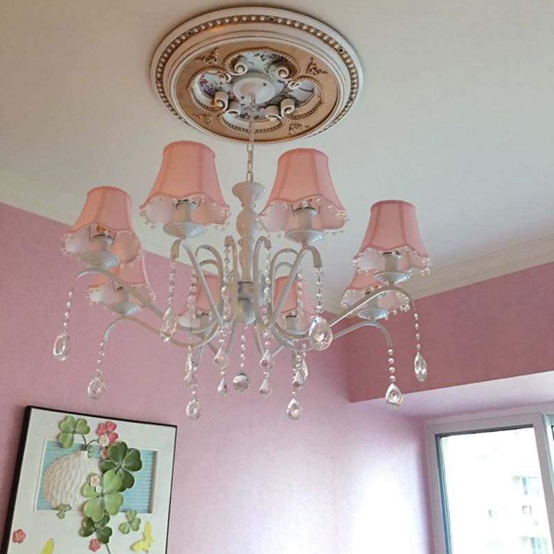 Bulk American Childrens Room Lamps Chandelier Girl Princess Pink Cloth Simple European Mediterranean Bedroom Iron Crystal Chandeliers Boutique Lights From Britlightingfactory 171 14 Dhgate Com Bulk American Childrens Room Lamps, Childrens Pink Chandelier Uk