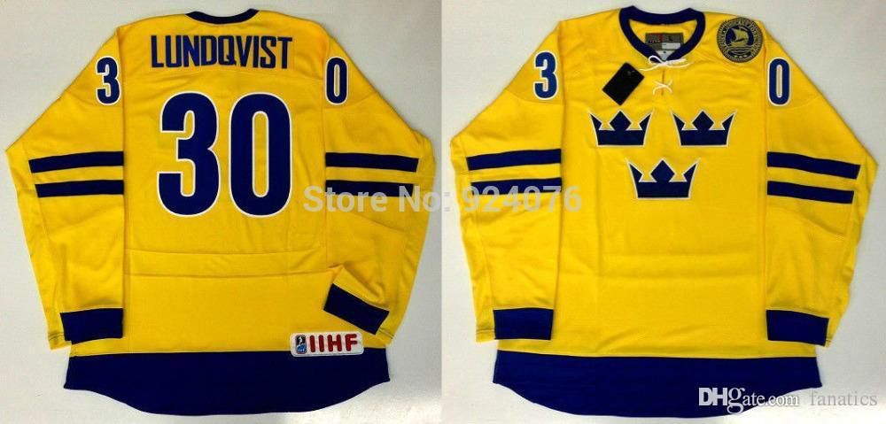 lundqvist team sweden jersey