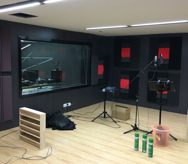 2019 Black Color With Fireproof Soundproof Acoustic Foam Studio Foam Acoustic Absorbersfor Recording Studio Music Rooms Size 120 30 7 5cm From