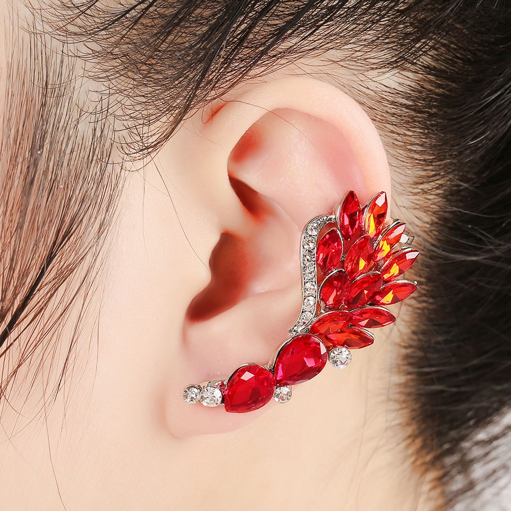 Red shop ear cuff