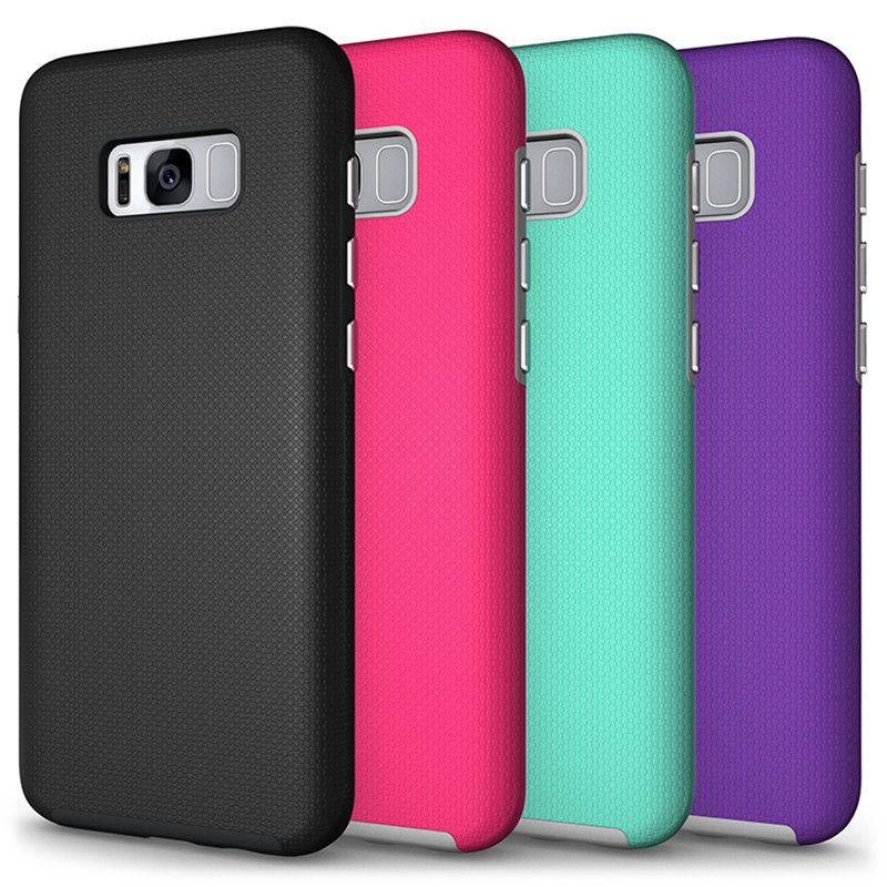 funda motivo azul/púrpura Funda para Samsung Galaxy s8 plus protección cover móvil