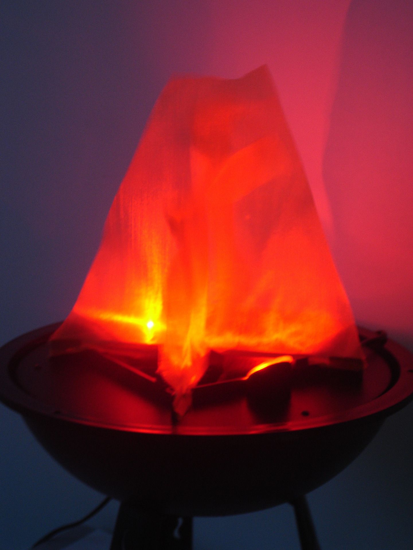 Stage Lighting Fake Fire Flame Light Hanging Bowl Style LED Electric