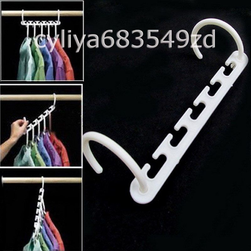 Wonder hanger 8pcs closet space saver magic clothes organizer UK Seller FREE P&P