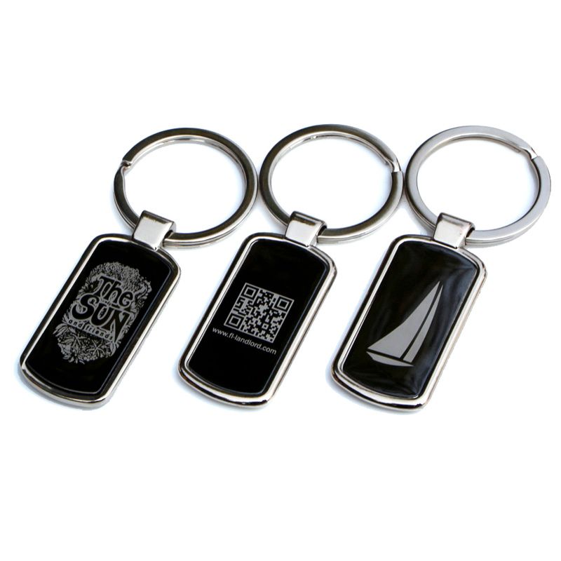engraved metal keychain