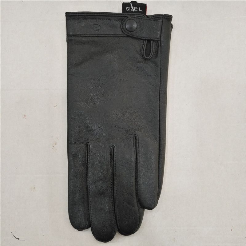 purple leather gloves mens