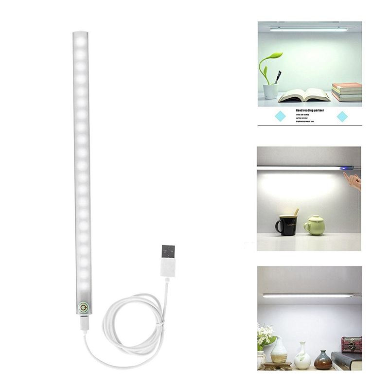 Rigid Strip Lamp Bar Usb Led Light Hard Tube Touch Dimmable Switch Night Lamps