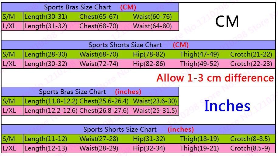 Bra Size Chart Pink