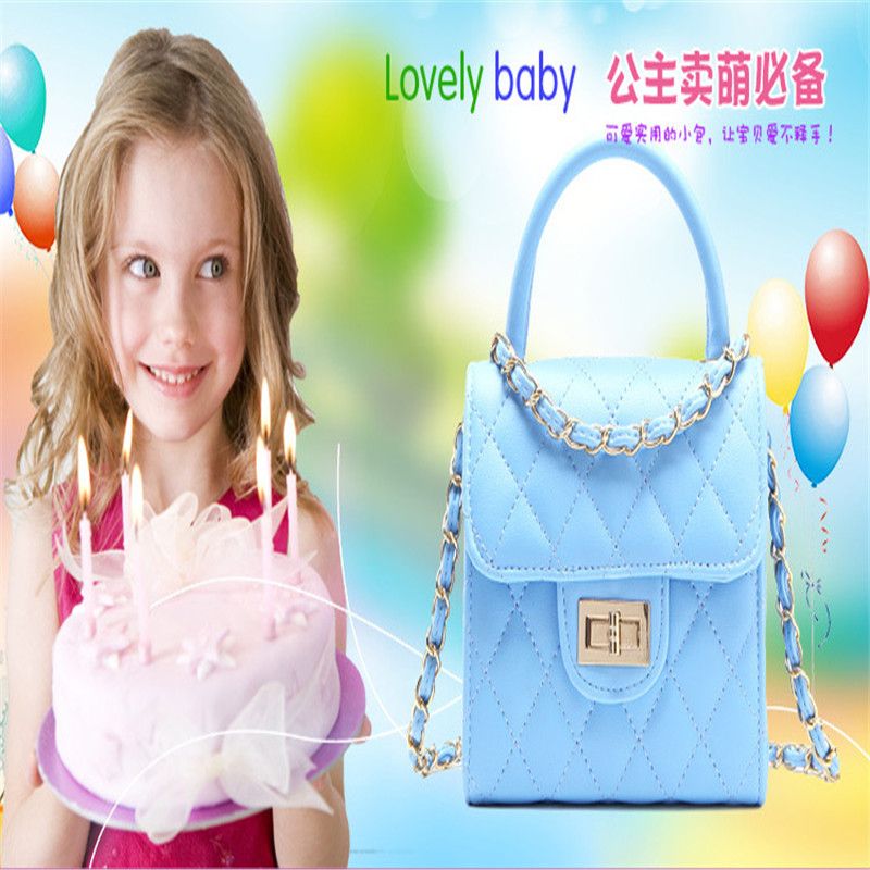 2017 New Childrens Shoulder Bags Kids Leather Purse Girls Mini Handbags