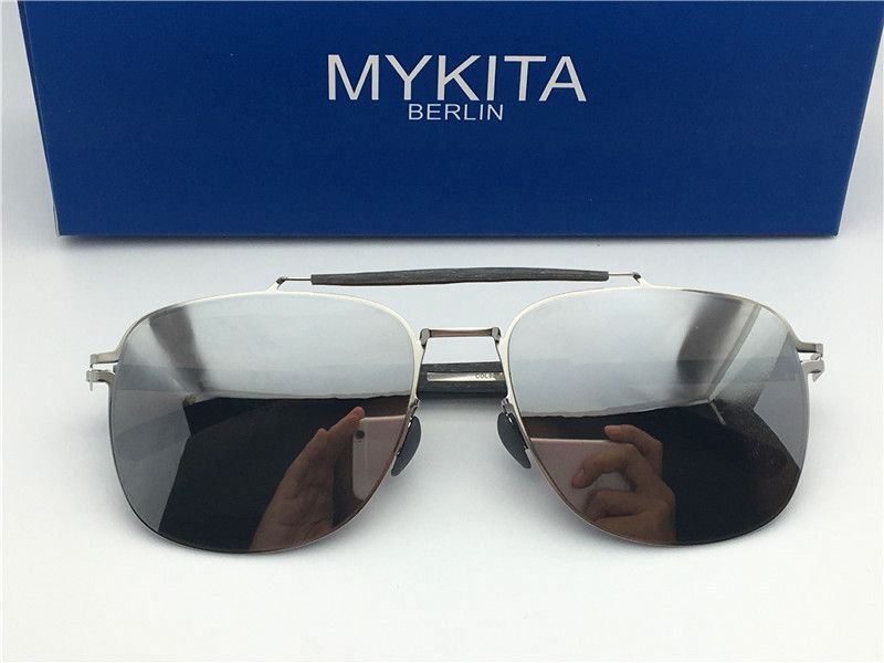 Nuevas gafas de sol mykita ELON para hombre montura piloto con espejo ultraligero Gafas sol