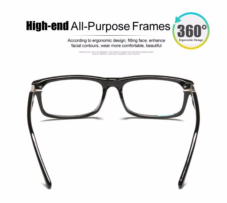 2021 JIANGTUN Brand Designer Eyeglass Frame Unisex Plain Glass Square