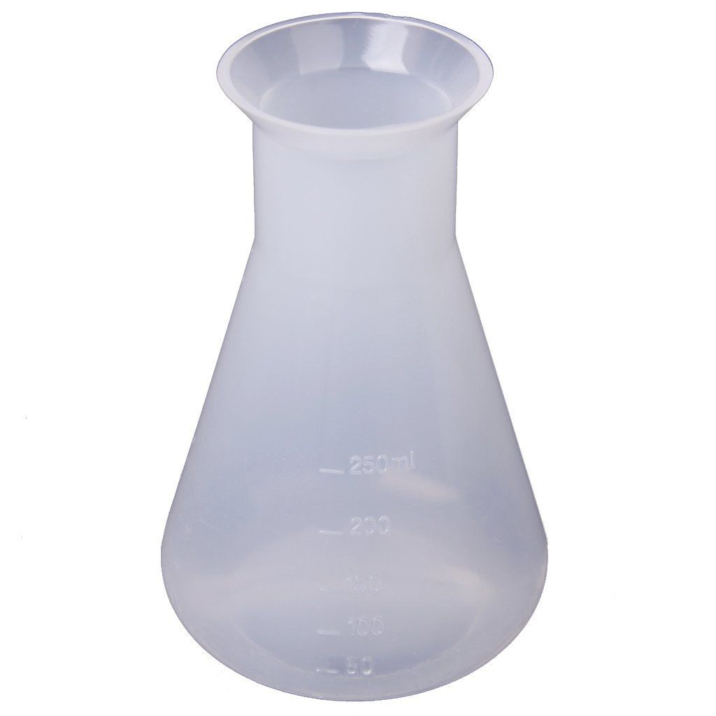 2021 Wholesale Plastic Transparent Laboratory Erlenmeyer Flasks
