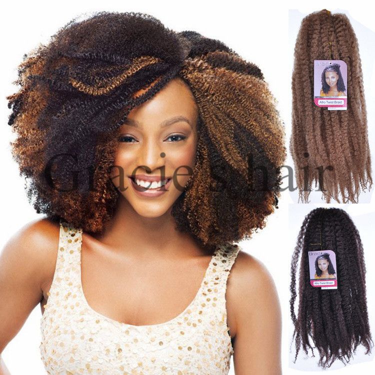 2020 18inch Synthetic Marley Braids Hair Cheap Fluffy Marley Hair