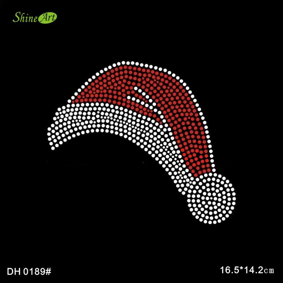 Rhinestone santa hat Clearance