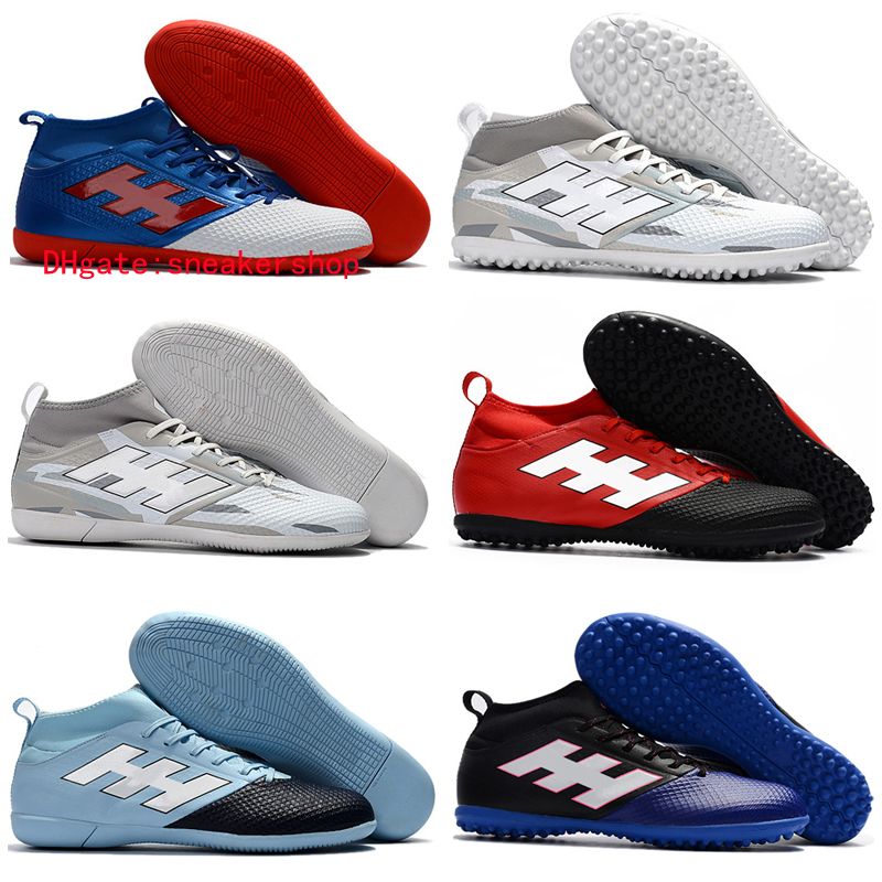 2021 Mens Turf High Ankles Football Soccer Shoes 2017 ACE