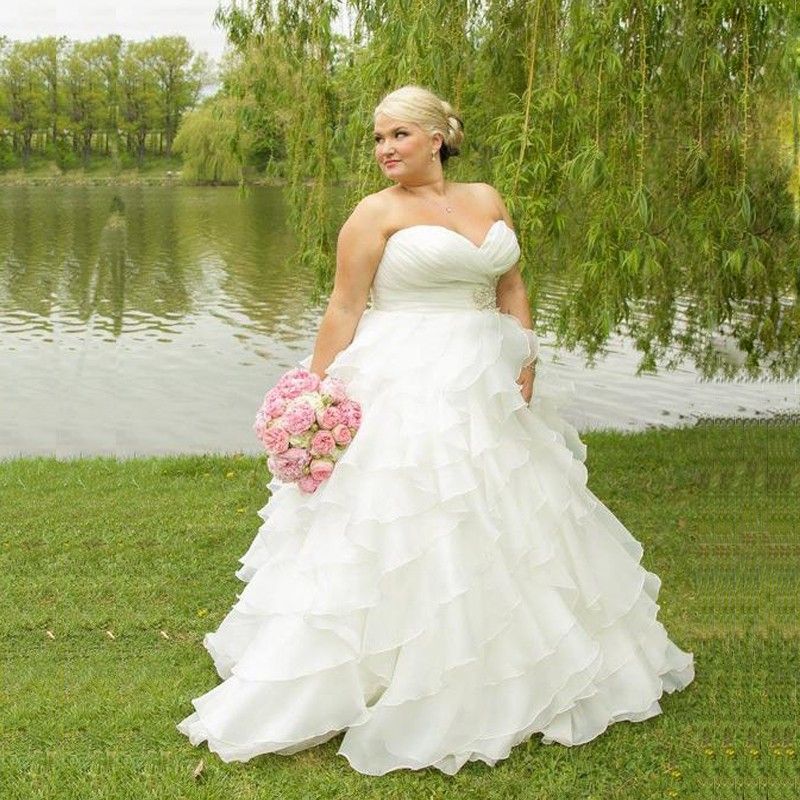dhgate plus size wedding dresses