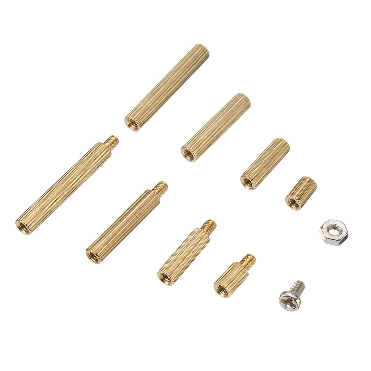 Qty 10 Brass Stand-off Pillars Spacers M2x5x8mm Male to Female UK Seller 