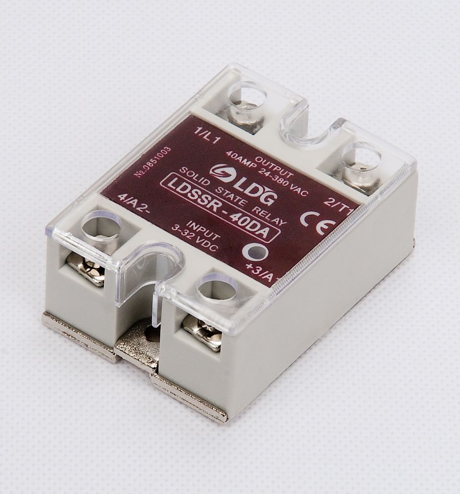 BRAND NEW !!! 3-32 VDC INPUT 4 PCS 40 AMP SOLID STATE RELAY 24-380 VAC