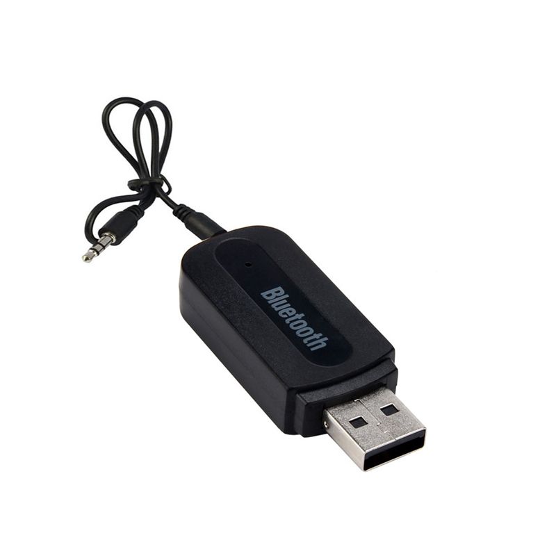 Portable USB Bluetooth Audio Music Streaming Receiver Adapter w/ 3.5 mm Output