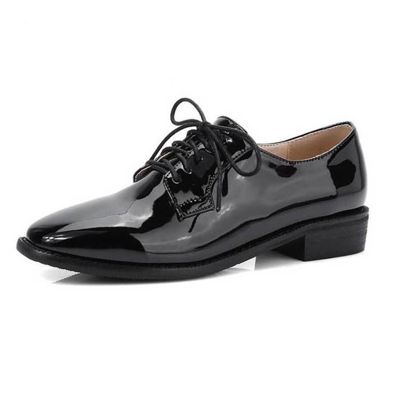 ladies leather oxfords