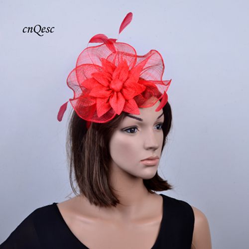 pale pink wedding hat