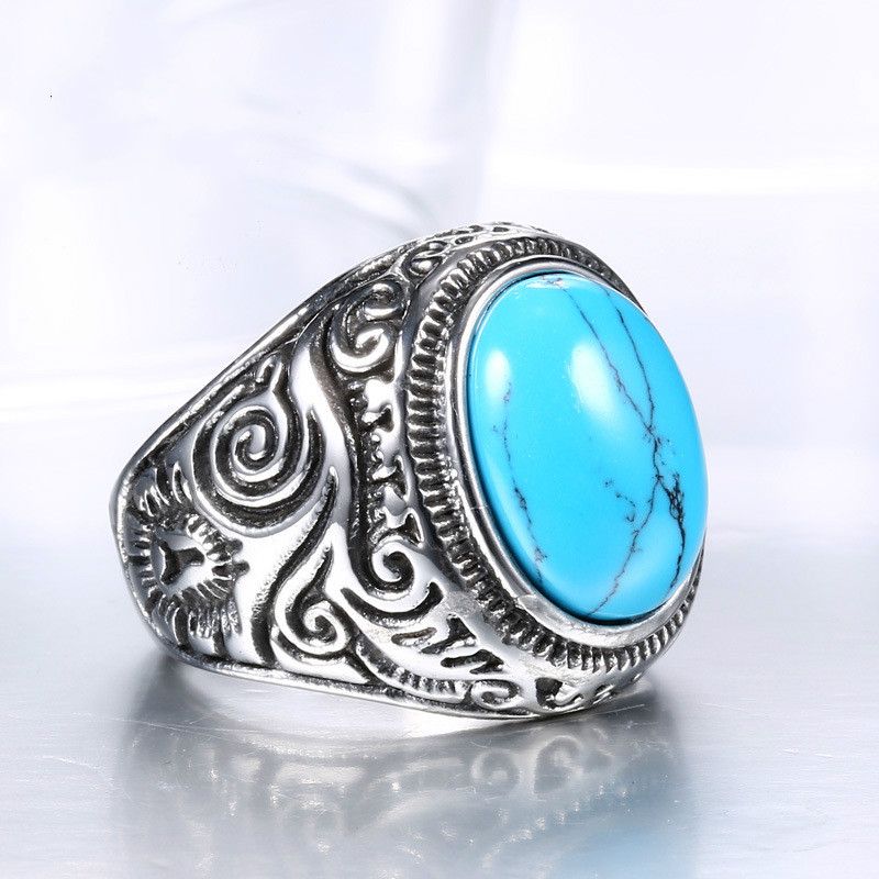 black turquoise ring