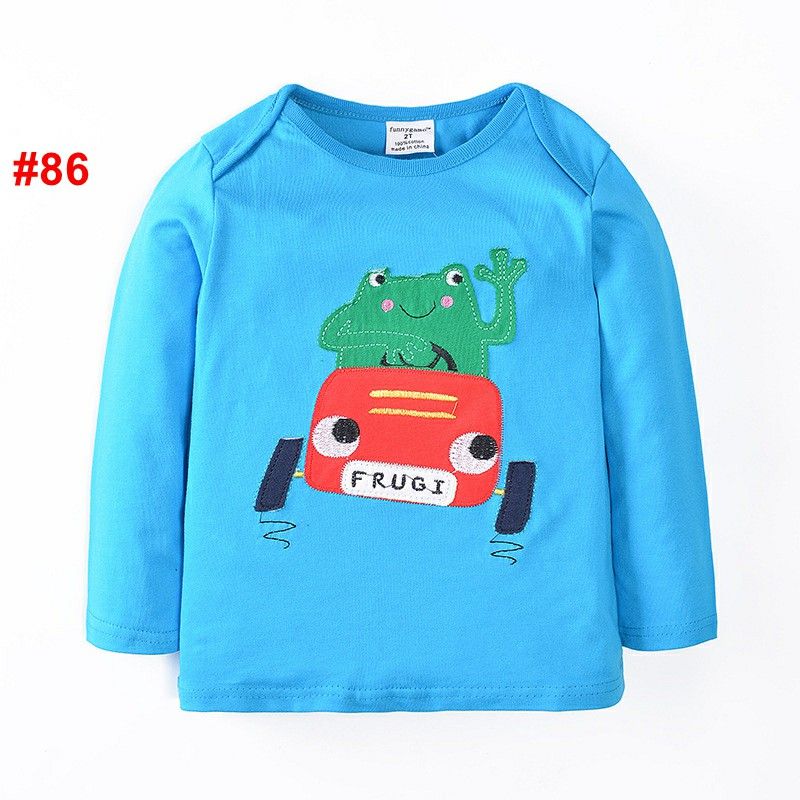 2021 2017 Kids Clothing Boys Girls Fashion T Shirt Cotton Long Sleeve ...