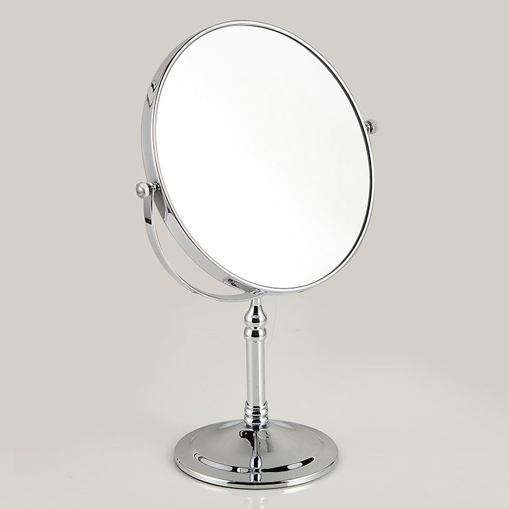 Silver Bathroom Styles And Or Dressing Tables Two Sided Swivel Vanity Mirror 3x Magnification 8 In Diameter Ornate Mirrors Wall From