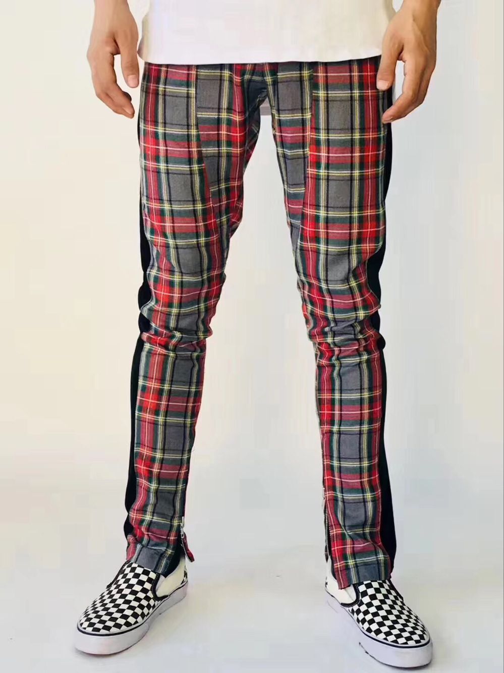 justin bieber plaid pants