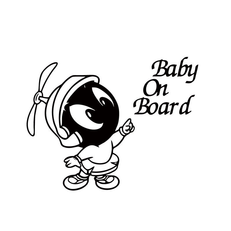 Car Styling The Martian Baby Funny On Board Marvin Fashion Car Stickers Accessories Vinyl Graphics Decals JDM Car Styling The Martian Baby Funny On Board Marvin Fashion Car Stickers Accessories Vinyl Graphics Decals JDM