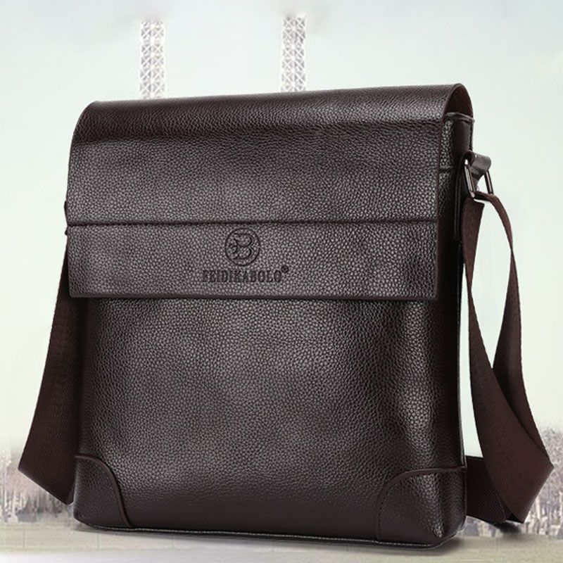 USA Men Mini Crossbody Bags Small Casual Hand Bag PU Leather Male Shoulder Bags