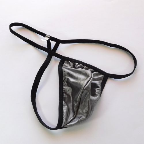 K3452 Micro G-String Tanga Winzige Konturierte Tasche Seidig Weiche