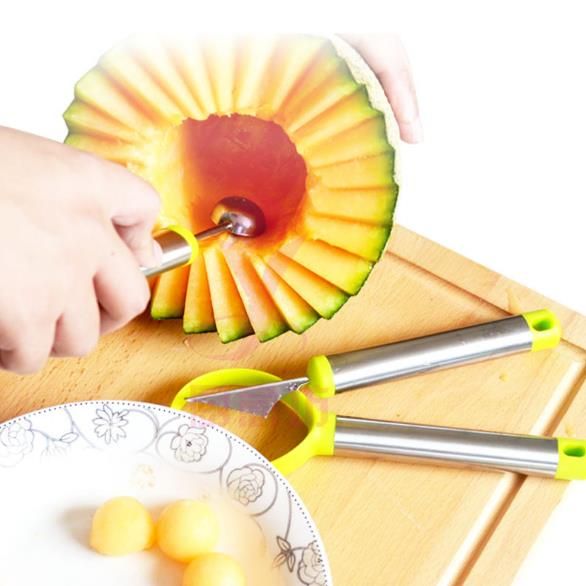 إفلاس إذلال لسحب  أدوات المطبخ حفر DIY الفاكهة الخضروات مجموعة ملعقة البطيخ ، مقشرة الفاكهة ،  نحت سكين كيت 3 في 1 من 24.8ر.س | DHgate