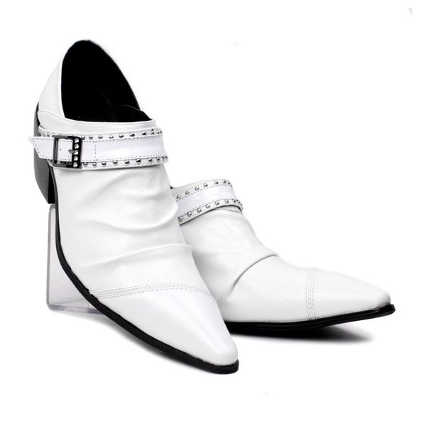 white business casual shoes