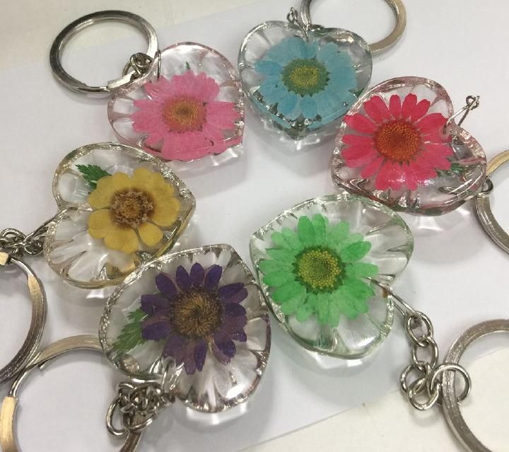 woman keychain sunflower keychain. 7 pcs safety keychain