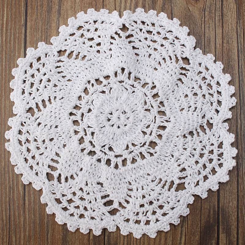 Napperons ronds 24 cm 250 pièces Blanc Napperons ronds 24 cm 250 pièces Blanc