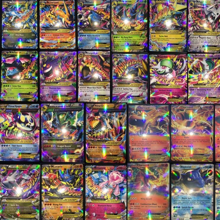 Compre 100 Piezas All Mega Shiny Sin Repeticion Tarjetas Ex 80 Ex Tarjetas Ordinarias Tarjetas Mega Japon Charizard Cartes A 25 Del Kawaii Toys Es Dhgate Com