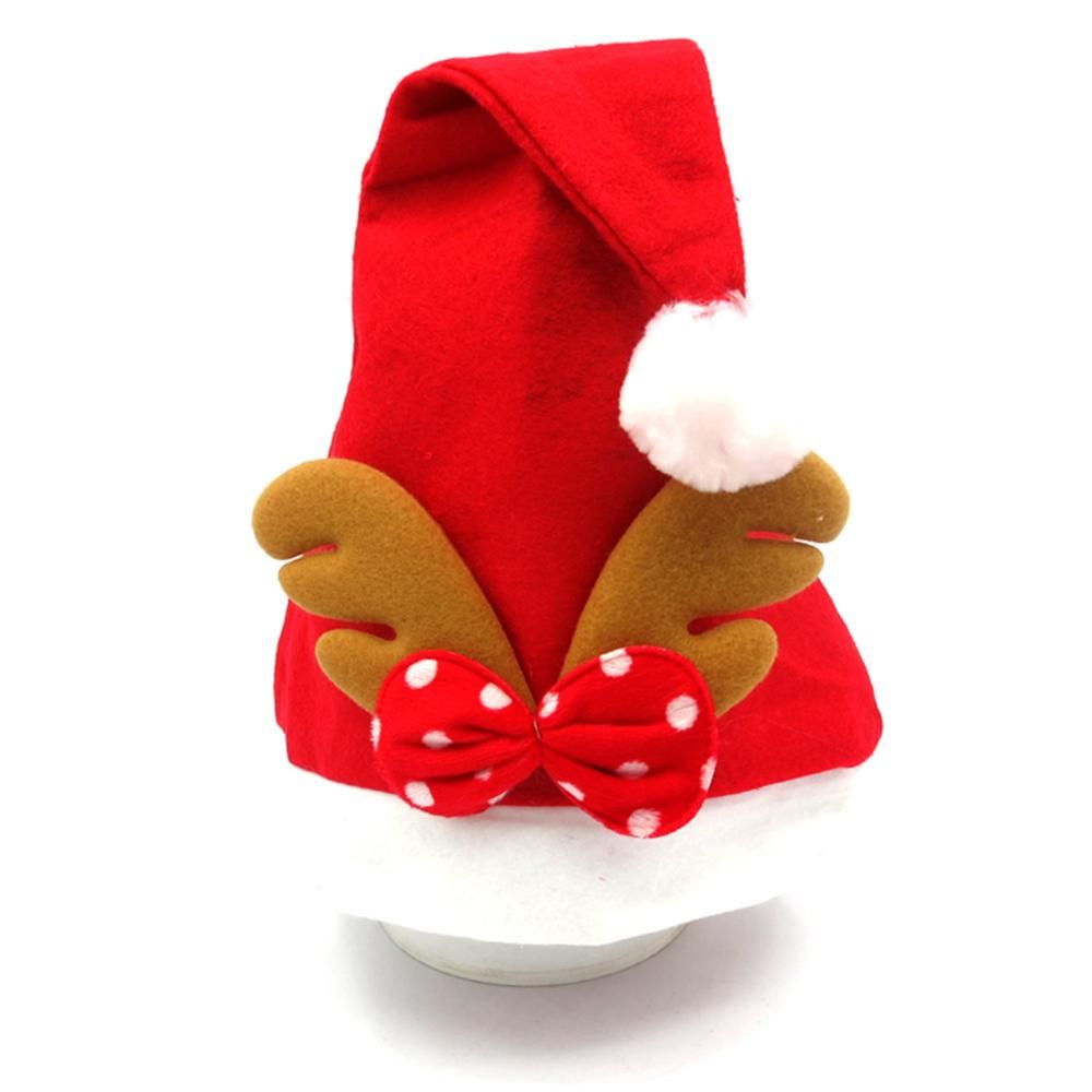 Actionclub Merry Christmas Decorations New years Christmas Party Santa Hat Red And White Cap Christmas Hat