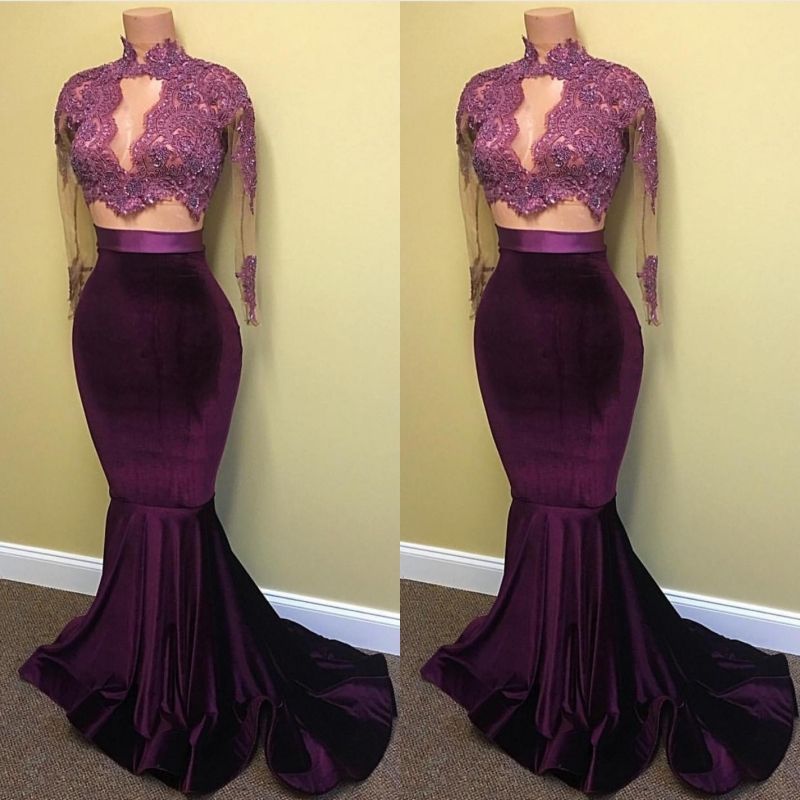 velvet prom dresses 2019