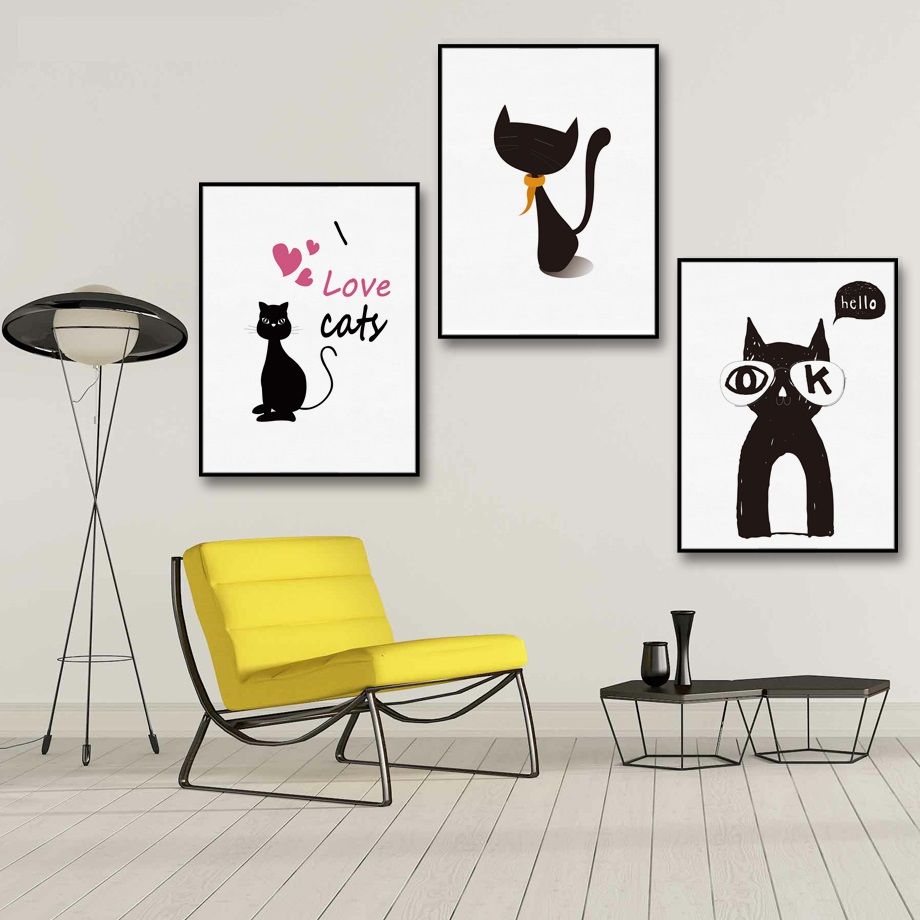 Acheter Moderne Cartoon Animal Chat Mur Art Peinture Toile Affiche Impressions Toile Peinture Mur Photos Enfants Chambre Decor A La Maison De 13 44 Du Lyq669 Fr Dhgate Com Acheter Moderne Cartoon Animal Chat Mur Art Peinture Toile Affiche Impressions Toile Peinture Mur Photos Enfants Chambre Decor A La Maison De 13 44 Du Lyq669 Fr Dhgate Com